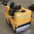 Compactador de suelo pequeño Rodillo de camino vibratorio de asfalto de tambor doble de 550 kg FYL-S600CS